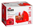 Mini Processador 500ml Kian 120w Cor Vermelho -