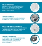 Ventilador Oscilante Parede Bivolt Preto Flux 60cm Beltempo Diâmetro 60 cm Frequência 60Hz Material das pás Plástico Quantidade de pás 3