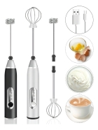 Misturador Bebidas Ovos Portátil Elétrico Bateria Mini Mixer