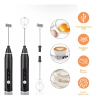 Misturador Bebidas Ovos Portátil Elétrico Bateria Mini Mixer