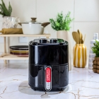 Fritadeira Sem Óleo Air Fryer Antiaderente 5 Litros Kian Cor Preto -