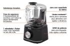 Processador Philco PMN04A 420W Jarra para 500ml 127V
