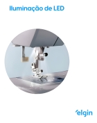 Máquina De Costura Genius Plus Jx-4035 Elgin Cor Branco