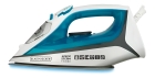 Ferro de Passar Roupa Black Decker Modelo FX3060 Base Antiaderente Azul e Branco