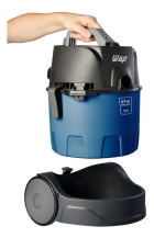Aspirador de Pó e Água WAP GTW Bagless Potência de 1400W com Bocal de Sopro