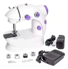 Mini Máquina De Costura Reta Lanmax Lmd-202 Portátil Branca Cor Branco