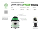 Lava aspirador Tambor IPC Lava Home 27L preto e verde
