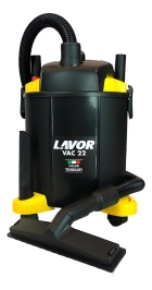 Aspirador De Pó E Água Vac 22 Litros 1250w Lavor Cor Preto/Amarelo