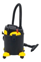 Aspirador De Pó E Água Vac 22 Litros 1250w Lavor Cor Preto/Amarelo