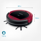 Robô Aspirador de Pó Smart Clean Mondial RB-07 30w Vermelho com Preto
