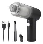 Vacuum Cleaner aspirador portátil recarregável para carro sem fio e casa cor preto