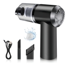 Vacuum Cleaner aspirador portátil recarregável para carro sem fio e casa cor preto