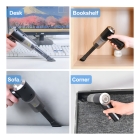 Vacuum Cleaner aspirador portátil recarregável para carro sem fio e casa cor preto