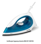 Ferro De Passar A Seco Regulagem Temperatura Lenoxx Cor Branco 1250W