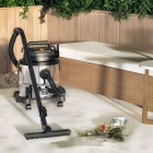 Aspirador Pó e Água Electrolux função Sopro Compacto Líquidos Químicos Inox 1800W 20L total 15L útil protetor térmico GT20i