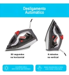 Ferro De Passar Roupa Com Vaporizador Black Decker Modelo Fx3900 Desligamento Automático Vermelho Cor Preto