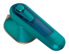 Mini Ferro De Passar Portátil Para Viagem Cabe Mala Roupa Cor Verde