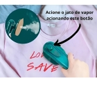 Mini Ferro De Passar Portátil Para Viagem Cabe Mala Roupa Cor Verde