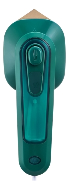 Mini Ferro De Passar Portátil Para Viagem Cabe Mala Roupa Cor Verde