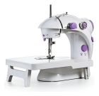 Maquina De Costura Mini Doméstica Portátil Com Mesa De Apoio