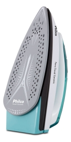 Ferro De Passar Travel Ceramic Azul E Branco Philco Cor Azul-turquesa