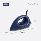 Ferro de Passar a Seco, Mondial, Azul, 1200W, 220V - FSN-55-BL