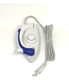 Mini Ferro De Passar Roupa P/ Viagem 800w Vapor Onida Cor Branco