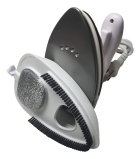 Mini Ferro De Viagem Vertical 800w Steamer Cor Vermelho