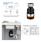 Triturador De Alimentos Pia Insinkerator 46 385n 220v Ecológico