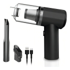 Mini Aspirador De Pó Vertical Portátil Usb Recarregavel Bivo Cor Preto