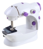 Mini Máquina De Costura Reta Portátil Bivolt 110v/220v Cor Branco