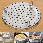 Base Para Cozimento A Vapor Cesto Cozinhar 28 Cm Redondo Cor Aço inox Frequência 0