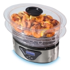 Panela À Vapor Elétrica Painel Digital Compacta 800w Cozi Vapore Conserva Temperatura Após Cozimento 5,2 Litros ? Hamilton Beach