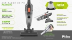 Aspirador de Pó Vertical PAS1450C 2 em 1 1300W Cor Cinza Philco