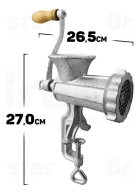 Moedor Carne Bestfer Fazer Hambúrguer Manual Embutidos Linguiça 10mm