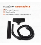 Aspirador De Pó Hepa Turbo 2000 Mondial Branco/laranja Ap-15