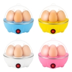 Cozedor De Ovos Portátil Elétrico Cozinha A Vapor Cor Rosa