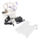 Mini Maquina De Costura Portátil Com Mesa Extensora