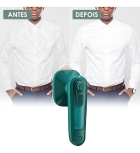 Mini Ferro A Vapor Passar Roupas Viagem Portátil Vaporizador Cor Verde