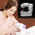 Mini Máquina De Costura Portátil Elétrica Reta