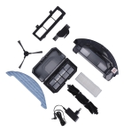 Smart Robô Aspirador Wi-fi 3 Em 1 Varre, Aspira, Passa Pano, Autolimpante, Mapeamento Inteligente, Retorna Para A Base, Comando De Voz E Aplicativo