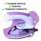 Mini Ferro De Passar Vertical Viagem Roxo