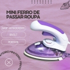 Mini Ferro De Passar Vertical Viagem Roxo