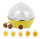 Cozedor De Ovos Elétrico Portátil Cozinha À Vapor Cor Amarelo Frequência 50~60