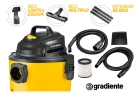 Aspirador De Pó E Água Multiuso Com Soprador 20l 1200w Turbo Vac Pgap200 Gradiente