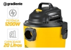 Aspirador De Pó E Água Multiuso Com Soprador 20l 1200w Turbo Vac Pgap200 Gradiente