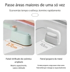 Ferro A Vapor Portátil Gaabor Aquecimento Rápido Modo Dupla Cor Verde