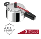 Panela De Pressão Clock + Fechamento Interno 3l