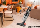 Aspirador De Pó Elétrico Gradiente Vertical 2 Em 1 1200w Cor Preto