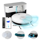 Robô Aspirador de Pó WAP ROBOT W4000 - Estação Autolimpante, Mapeamento LDS 360°, Passa Pano com MOP Giratório